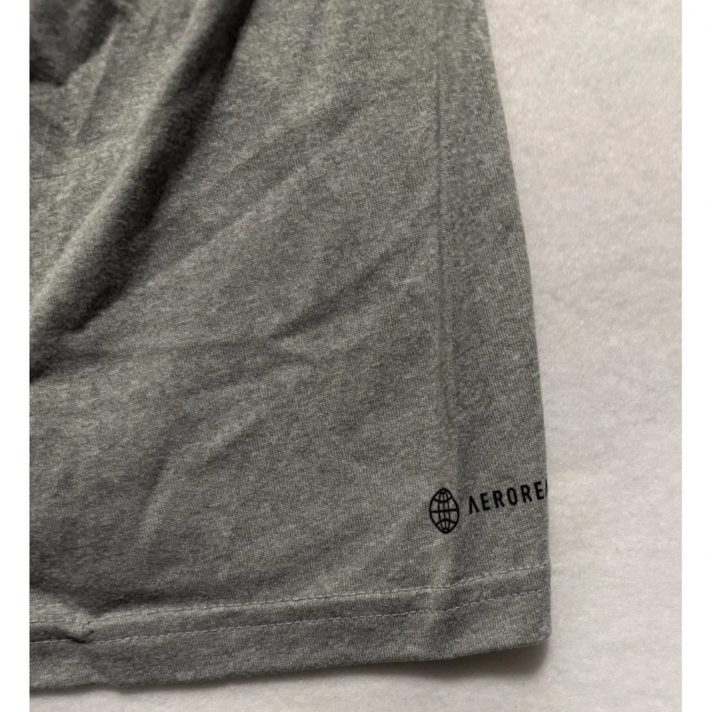 Adidas Creator Tee Men's Medium BEACH ELITE Volleyball Short Sleeve Gray T-shirt